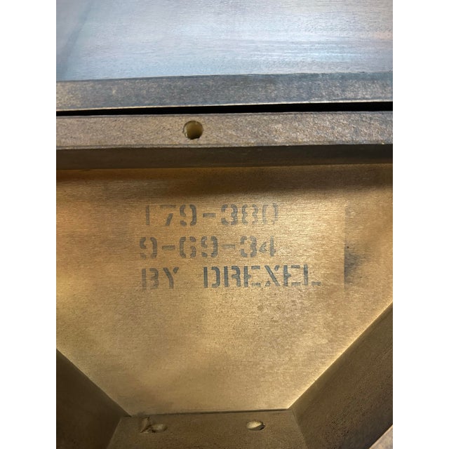 Drexel Rare Drexel Mahogany Drop Leaf SideTable For Sale - Image 4 of 12