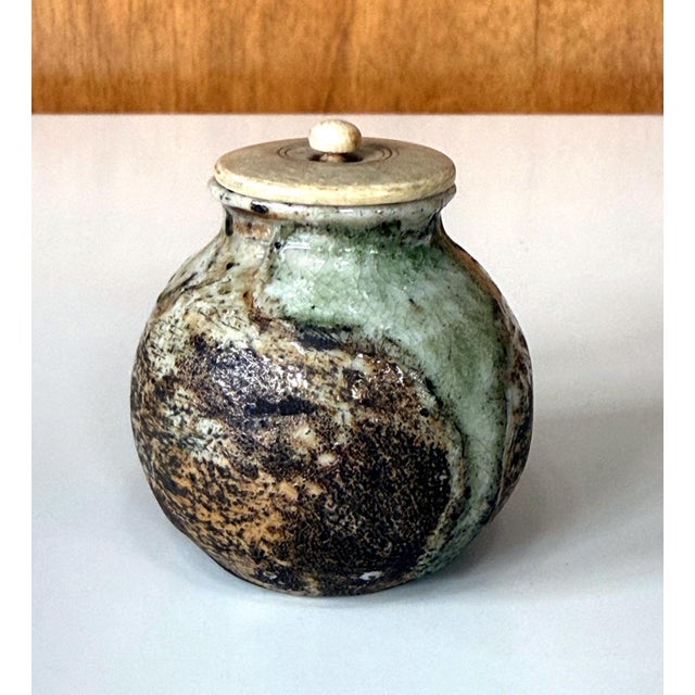 Antique Japanese Ceramic Ko-Tanba Chaire Edo Period For Sale - Image 13 of 18