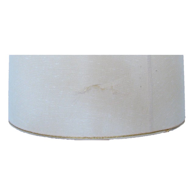 Mid-Century Modern Tall Midcentury Lamp w/ Shade For Sale - Image 3 of 5
