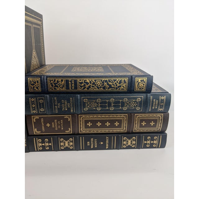 12-Book Franklin Library & Franklin Mystery Decorative Collection – Red, Green, Blue & Gold For Sale In New York - Image 6 of 14