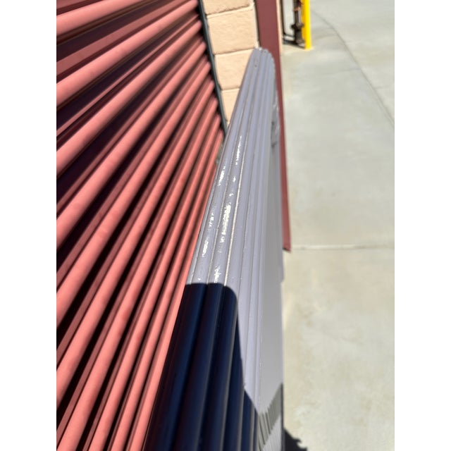 Vintage Pencil Reed Painted Queen Headboard Chairish