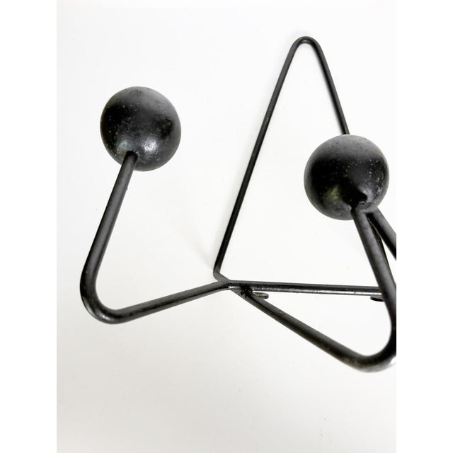 1960s Coat Rack with Black Balls, France, 1960s For Sale - Image 5 of 12