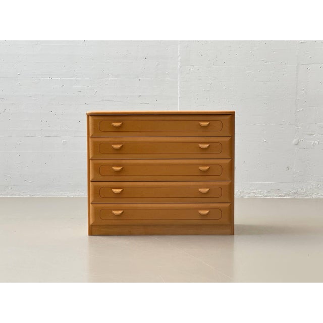 Brown Chest of Drawers in Cherry Wood, 1990s For Sale - Image 8 of 16