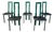 Italian Regia Dining Chairs by Antonello Mosca for Ycami, 1980s, Set of 6 For Sale