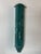 Metal 1980s Karl Springer Purcell Brass + Aqua Glass Sconces, Pair For Sale - Image 7 of 12