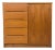 1970s Danish Modern Teak Armoire Dresser For Sale