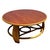 This beautifully restored Mid-century Five-strand rattan coffee table with mahogany top. The table features a circular...