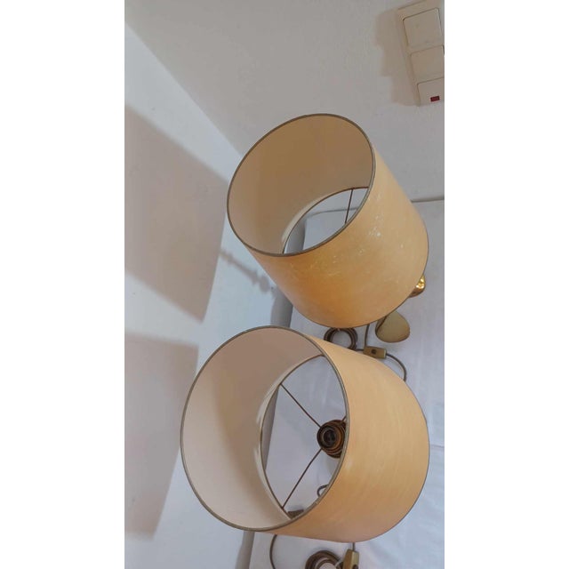 Hollywood Regency Brass Table Lamps, 1960s, Set of 2 For Sale - Image 13 of 18