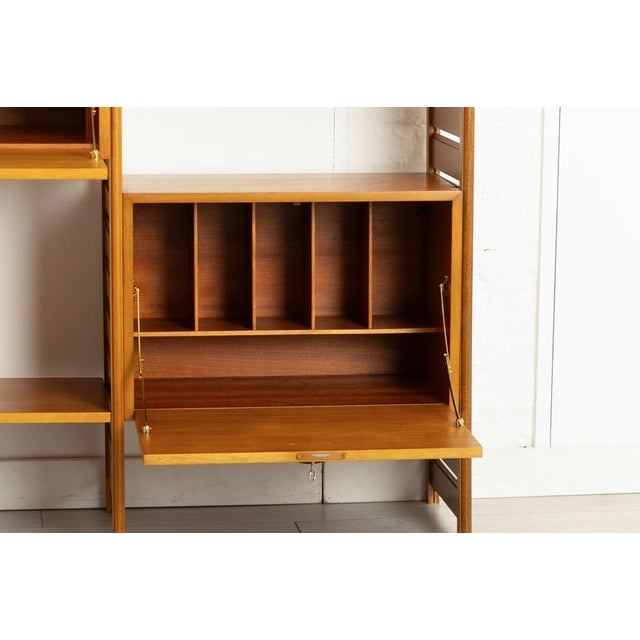 Midcentury Modern Modular Teak Bookcase System, 1970s For Sale - Image 4 of 14