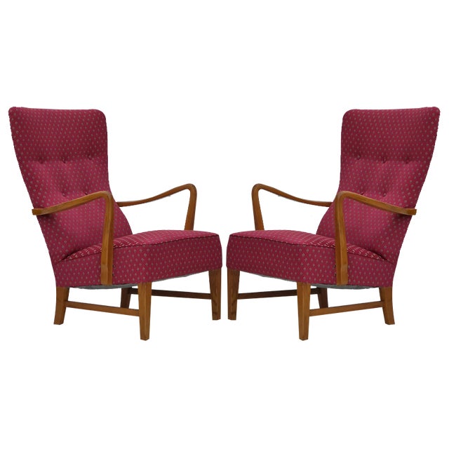 Vintage Scandinavian Chair in Ash, 1970s For Sale