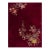 1930s Ruby Red Modern Floral Antique Chinese Art Deco Carpet 8'10" X 11'8" Rug For Sale