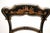 Black Antique Victorian Lacquered Chinoiserie Side Chairs, 1870, Set of 2 For Sale - Image 8 of 11