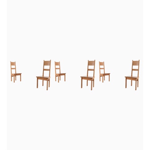 Pine Chairs by Roland Wilhelmsson for Karl Andersson & Söner, Sweden, 1960s, Set of 6 For Sale - Image 15 of 16