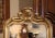 19th Century French Louis XV Carved Giltwood Mirror With Mercury Glass For Sale - Image 4 of 9
