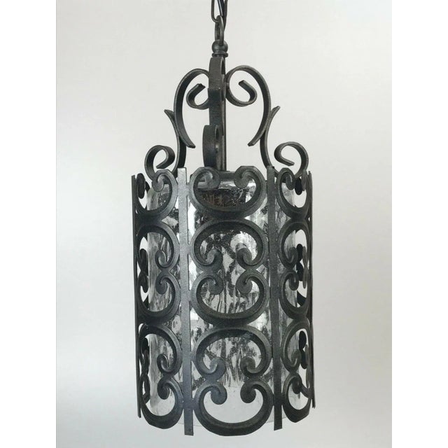 Mid-Century Modern Mid-Century Modern Space Age Pendant Lamp in Metal and Glass For Sale - Image 3 of 9