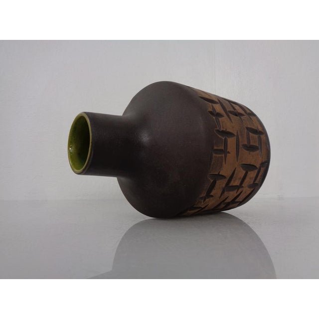 Ceramic Ceramic Model 3047 Vase from VEB Haldensleben, East Germany, 1960s For Sale - Image 7 of 14
