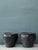 Contemporary Vintage Glazed Ceramic Planters - Pair For Sale - Image 3 of 12