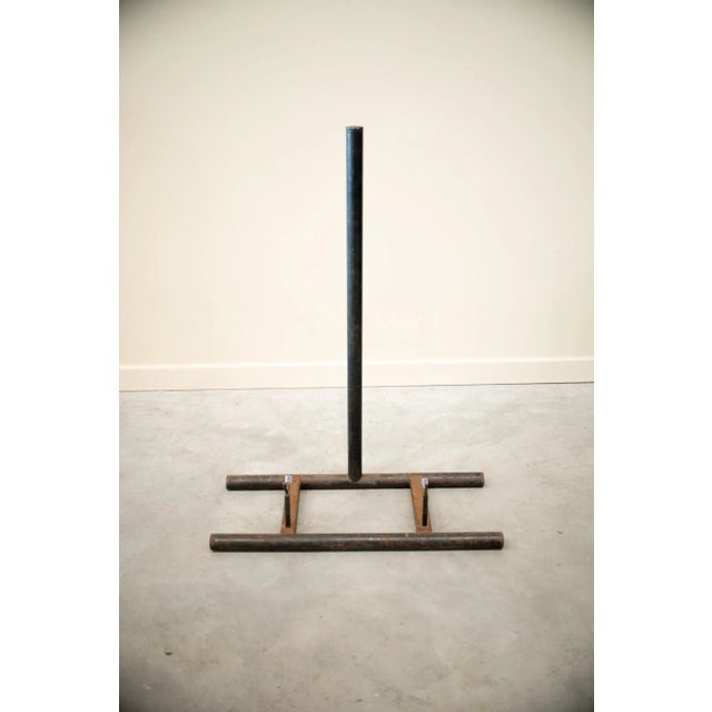 Black 20th Century Fiber Turtle Shell Sculpture with Iron Support For Sale - Image 8 of 9