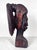 African Vintage Carved Wood Woman With Ponytail Bust Sculpture For Sale - Image 3 of 9