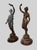 Large 20th Century Belle Époque French Female Figurines in Bronzed Metal, Set of 2 For Sale - Image 4 of 14