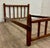 Early 20th Century Vintage Full Size Mission Arts and Crafts Rustic Style Slat Bed For Sale - Image 5 of 12