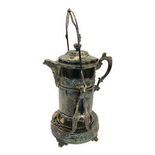 Victorian Silver Samovar For Sale
