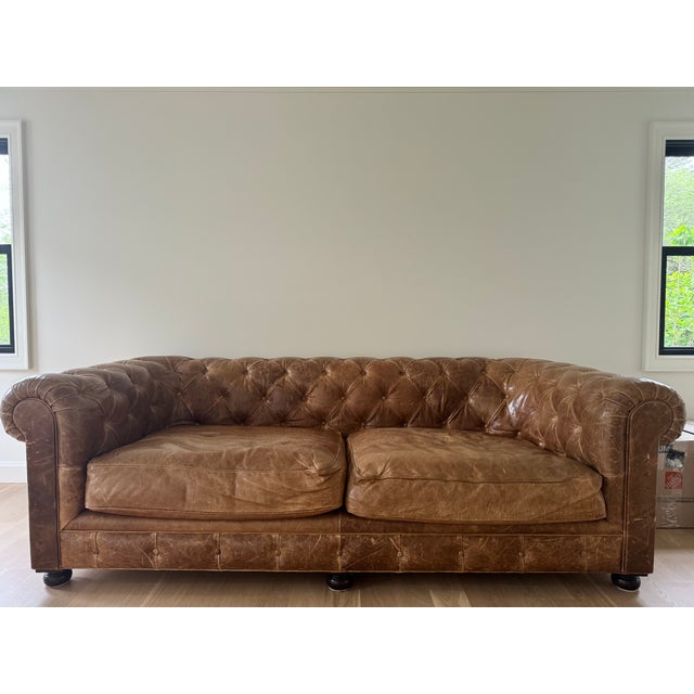 Rachel Ashwell Shabby Chic Chesterfield Sofa For Sale - Image 4 of 5