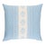 Schumacher x Mark D. Sikes Hyacinth Indoor/Outdoor Pillow 20" in China Blue For Sale