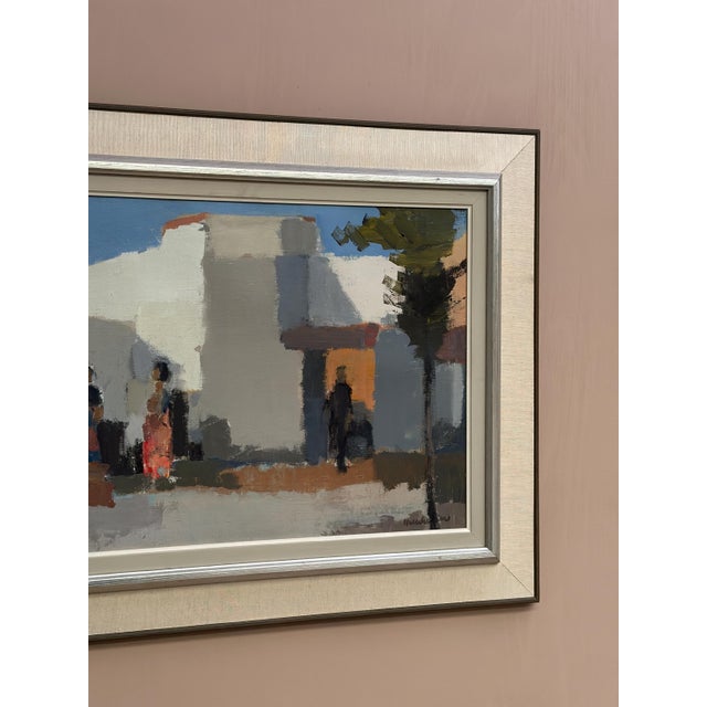 Stig Wernheden, Southern City Scene, 1960s, Oil on Canvas, Framed For Sale - Image 9 of 18