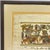 Framed Hand-Painted Egyptian Papyrus King Tutankhamun and Queen Ankhesenamun in a Traditional Royal Hunting Scene by Khedn For Sale - Image 4 of 10