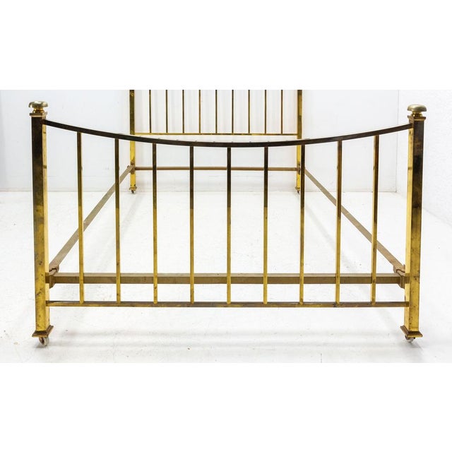 1930s Frenhc Art Deco Brass Bed, 1930 For Sale - Image 5 of 12