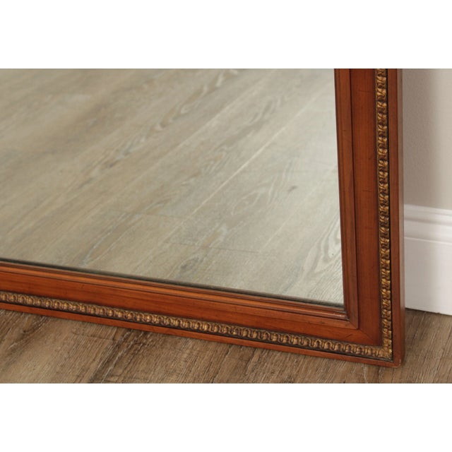 Brown Kindel Belvedere Parcel Gilt Cherry Rectangular Wall Mirror For Sale - Image 8 of 12