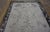 1900 - 1909 1900s Ivory Folk Art Floral Antique American Hooked Small Rug For Sale - Image 5 of 15