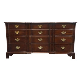 Hickory Furniture Co. American Masterpiece Collection 64" Solid Mahogany Triple Dresser 750-12 For Sale
