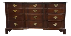 Hickory Furniture Co. American Masterpiece Collection 64" Solid Mahogany Triple Dresser 750-12