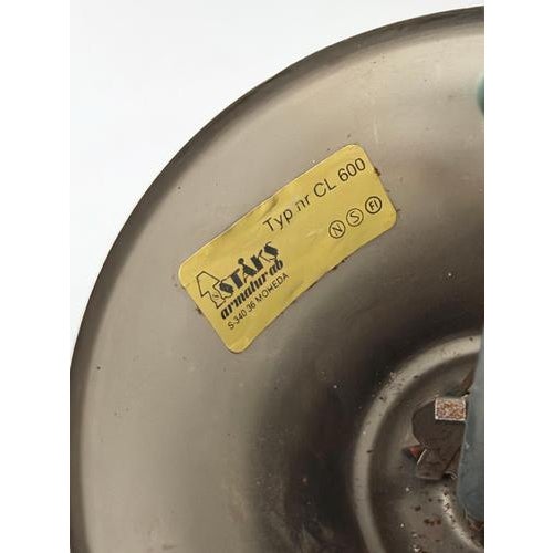 Vintage Swedish Sculptural Glass Ceiling Fixture with Floral Rosette, 1970 For Sale - Image 12 of 18