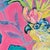 Tatiana Duperault Cockatoo Original Oil Painting, Chinoiserie Style, Pink and Blue, Faux Bamboo Frame For Sale In West Palm - Image 6 of 6