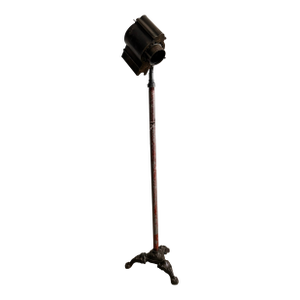 Vintage 1930’s Theatre Spot Light Cast Iron Floor Lamp - Brenkert