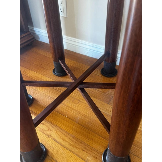 Mid 20th Century Adolf Loos Style Gueridon Mahogany Table For Sale - Image 4 of 4
