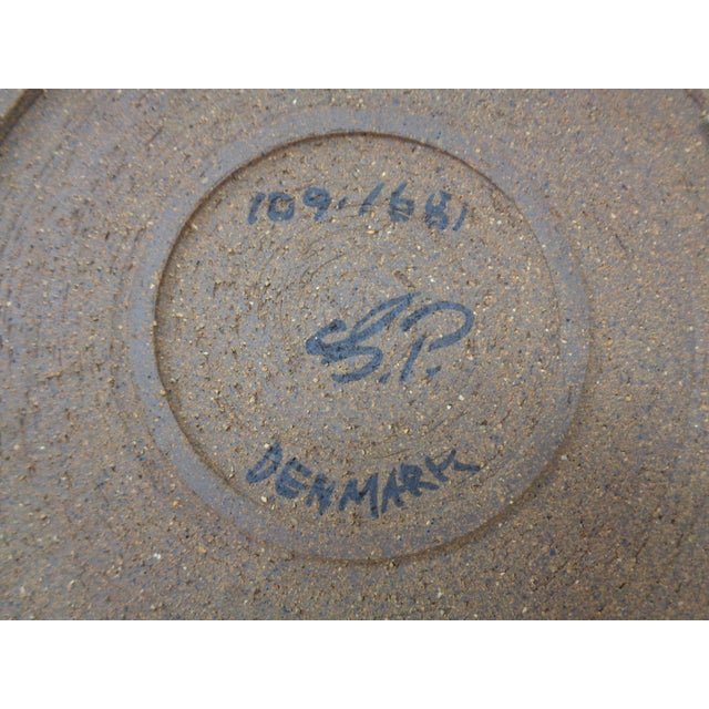 Large Ceramic Wall Plate from G.P. Studio, Denmark, 1960s For Sale - Image 9 of 10
