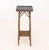 Aesthetic Movement Two-Tier Bamboo Side Table, with black and red lacquered japanned top above woven rattan undertier....