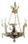 Early 19th Century French Empire Quality Brass and Tole Chandelier For Sale