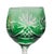 Late 20th Century Ajka Marsala Ruby Overlay Hand-Cut Crystal Hock Wine Goblets, Hungary 8.625" 6pc For Sale - Image 10 of 13
