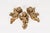 Mid-Century Set of 3 French Gold Leaf Cherub Wall Hangings For Sale - Image 13 of 15