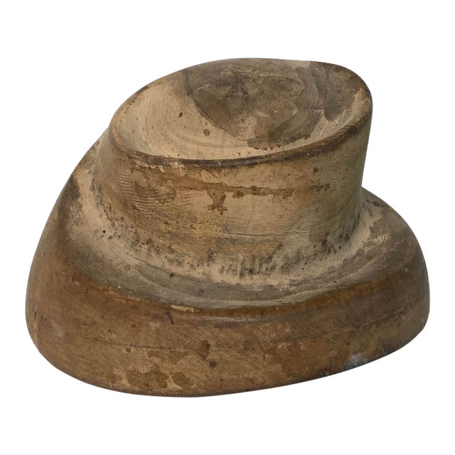 Vintage French Hat Form Block For Sale