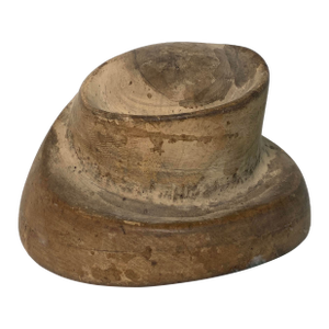 Vintage French Hat Form Block
