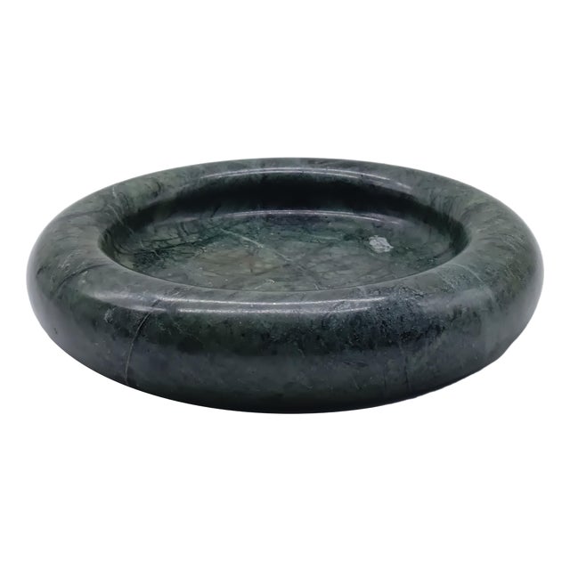 Green Marble Centerpiece by Sergio Asti for Up & Up, Italy, 1970s For Sale