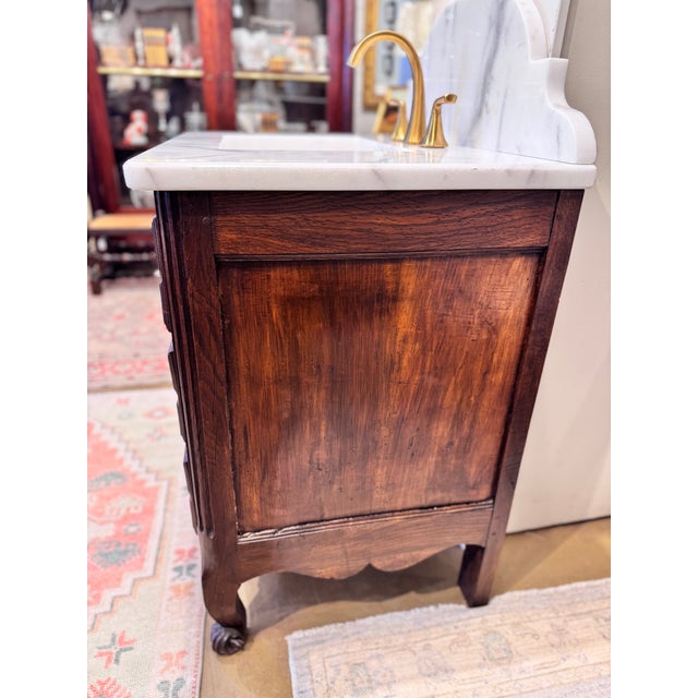19th Century French Chest Bath Vanity For Sale - Image 4 of 10