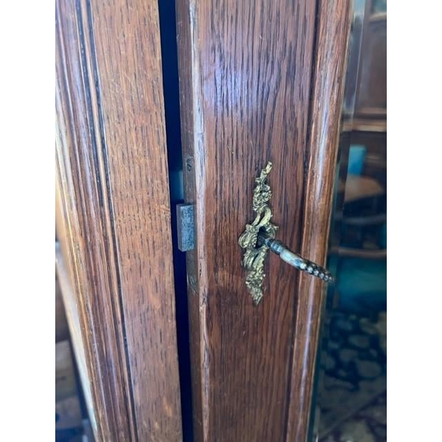Early 20 Century Belgian Oak Single Door Armoire For Sale - Image 9 of 10