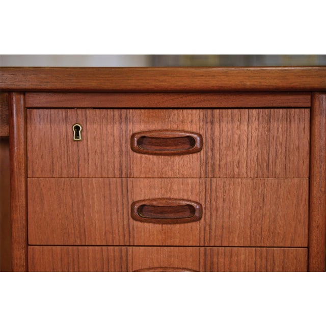 Scandinavian Teak Desk from Samcom, Denmark, 1960s For Sale - Image 15 of 16